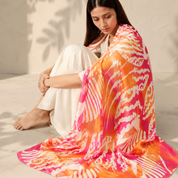 Batik Scarf (Silk Cotton) - Senja Tioman