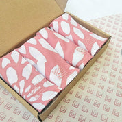 Batik Serviette Set - Coral Bunga - Batik Boutique