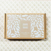 Batik Serviette Set Tan Bunga box 