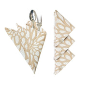 Batik Serviette Set Tan Bunga