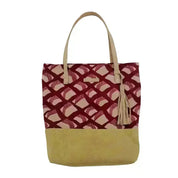 Batik Tote Bag (Canvas base) - Crimson Nasi Lemak - Batik Boutique