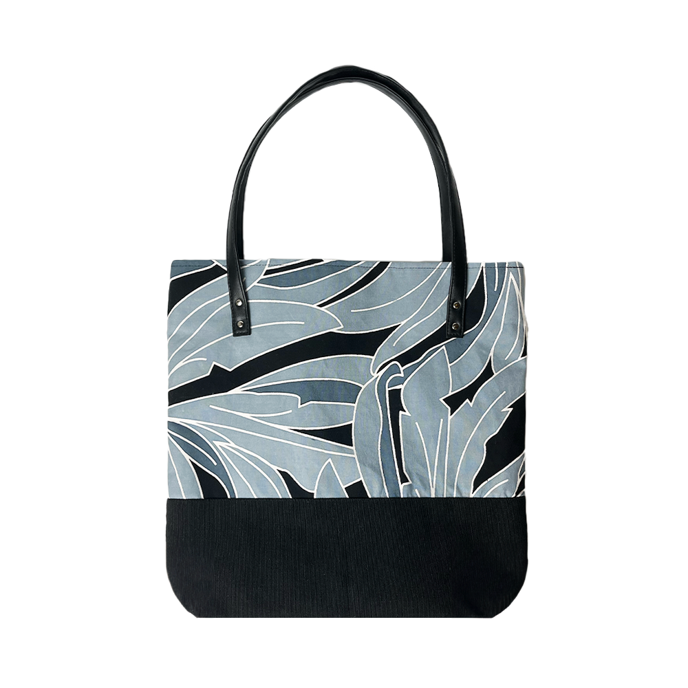 Batik Tote Bag (Canvas base) - Midnight Palma - Batik Boutique