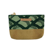 Batik Zip Pouch - Green Nasi Lemak - Batik Boutique
