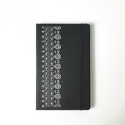 Batik-Inspired Journal & Pen - Black Anyam
