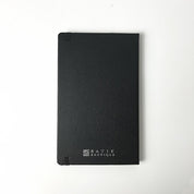 Batik-Inspired Journal & Pen - Black Anyam Back view 