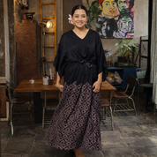 Alysya Caftan - Onyx Songket