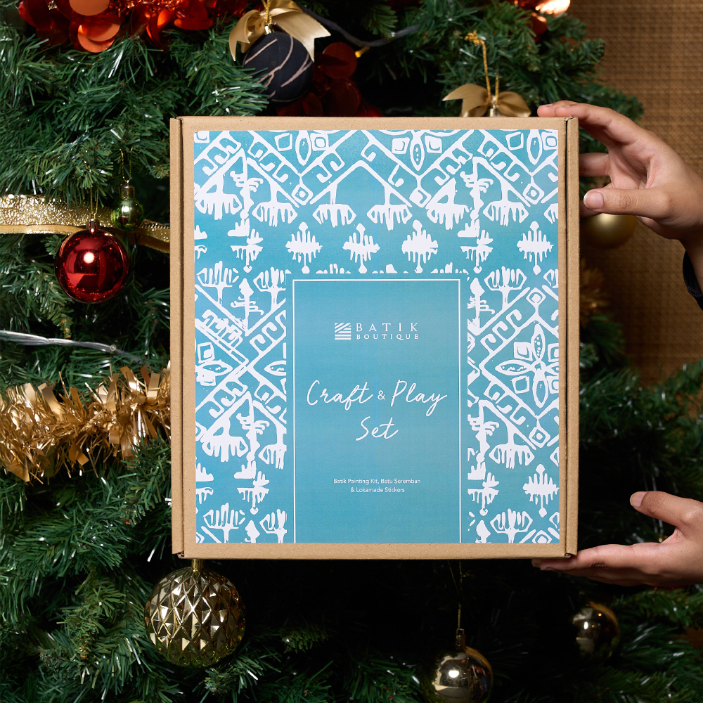 Craft and play set craft box perfect for gifting in turquoise tikar