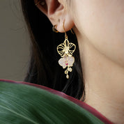 Embrace Jewellery - White Orchid Earrings 2