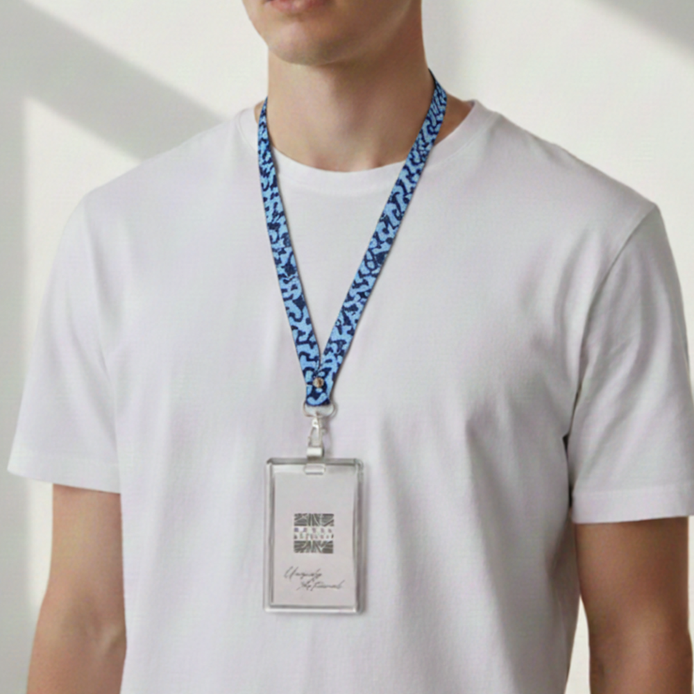 Batik Lanyard - Midnight Arabesque