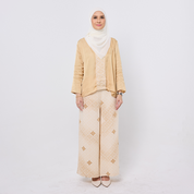 Batik Wide Leg Trousers - Perang Kuih Cara