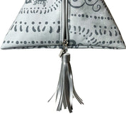 Ketupat Bag in grey Petola  tassel
