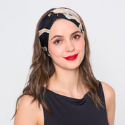 Batik Headband - Onyx Fleur