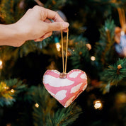 Heart Ornament (Reversible) - Coral Bunga - Batik Boutique
