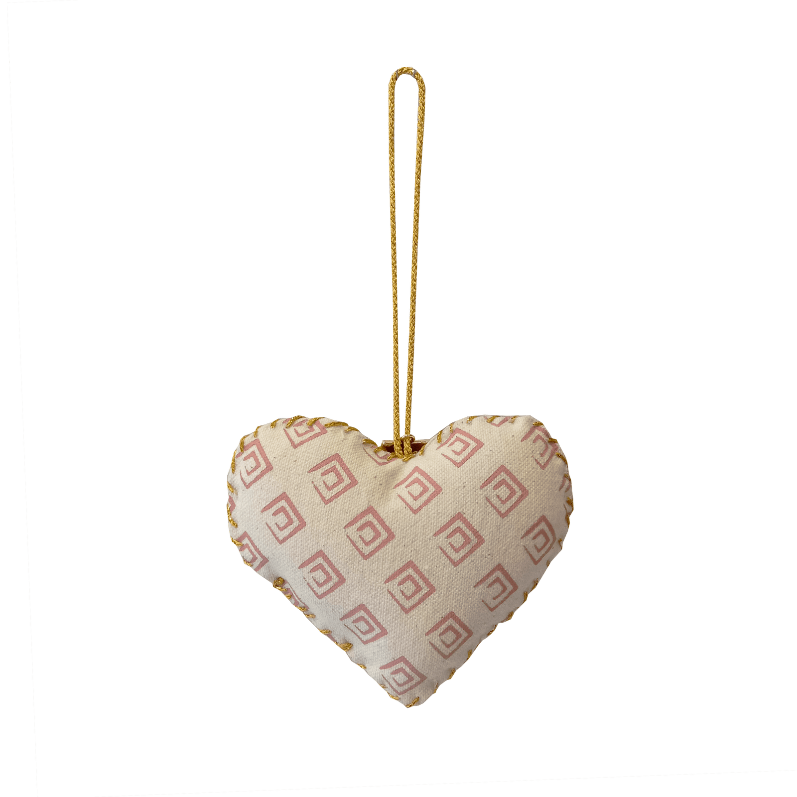 Heart Ornament (Reversible) - Coral Bunga - Batik Boutique