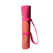 Home Yoga Mat - Fuchsia Cat Yogis - Batik Boutique