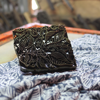 a nautical fern batik block set on top of authentic batik