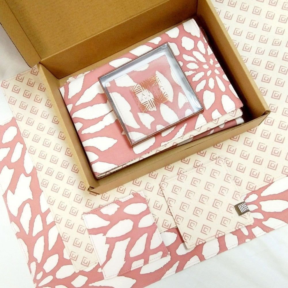 Homeware Gift Set (Reversible) - Coral Bunga - Batik Boutique