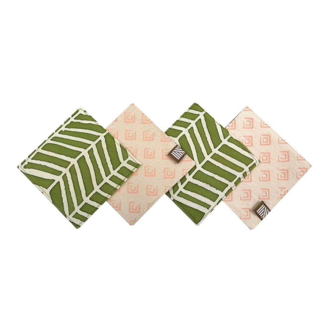 Homeware Gift Set (Reversible) - Sage Banana Leaf - Batik Boutique