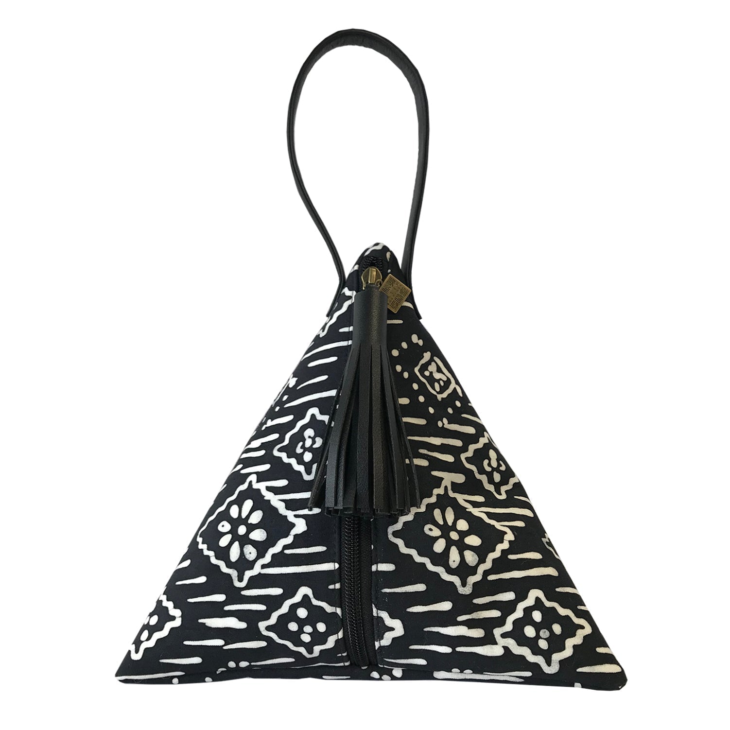 Ketupat Bag - Black Tribal - Batik Boutique