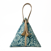 Ketupat Bag - Teal Ukir - Batik Boutique