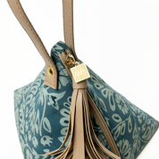 Ketupat Bag - Teal Ukir - Batik Boutique