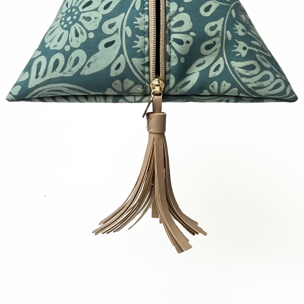 Ketupat Bag - Teal Ukir - Batik Boutique