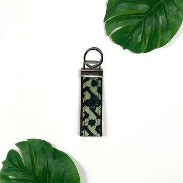 forest arabesque key fob in lifestyle photo