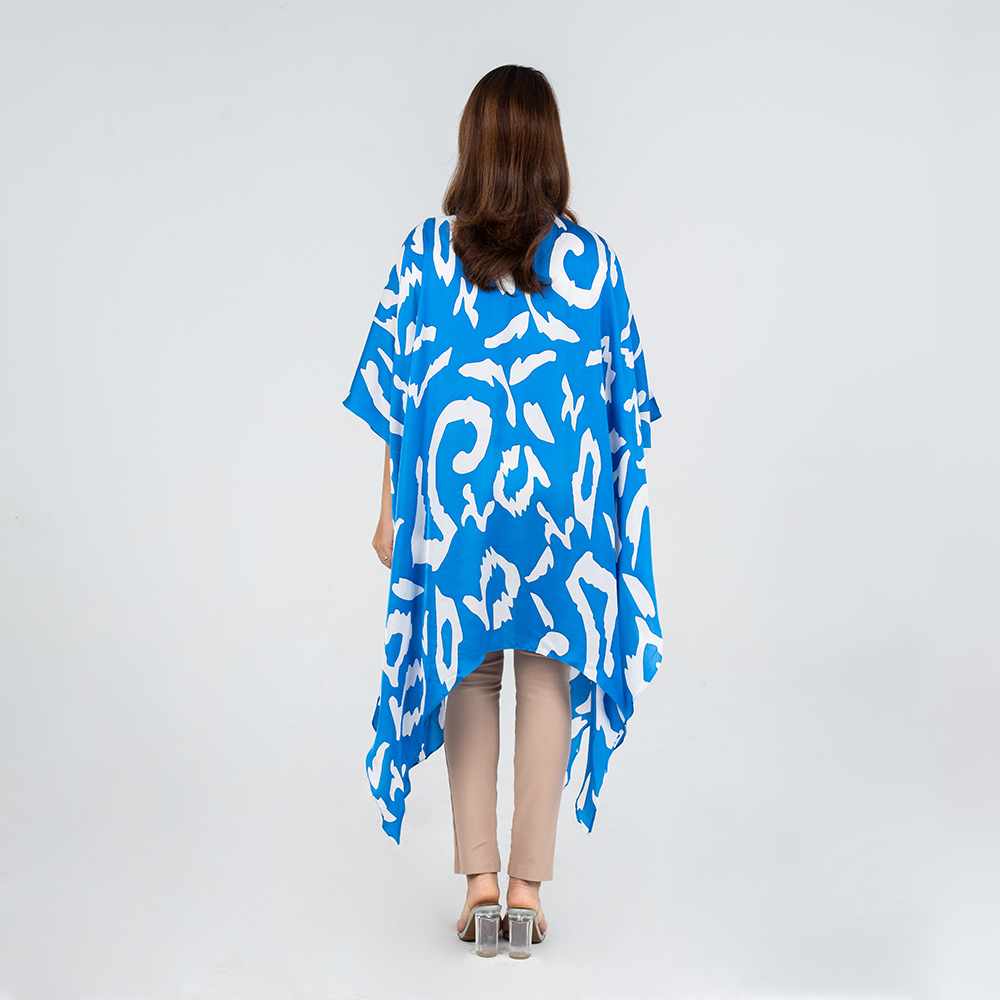 Batik Kimono - Blue Rimba