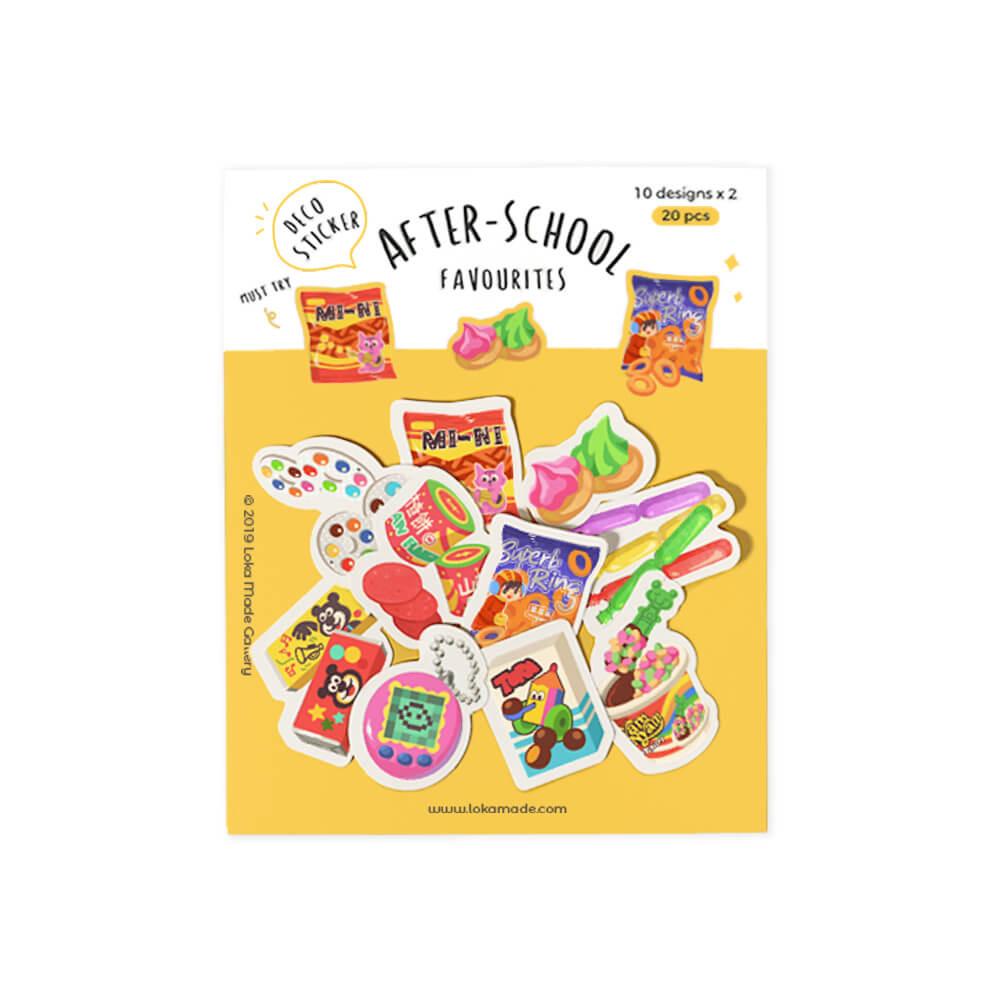 LOKA MADE Deco Sticker - After School Favorites