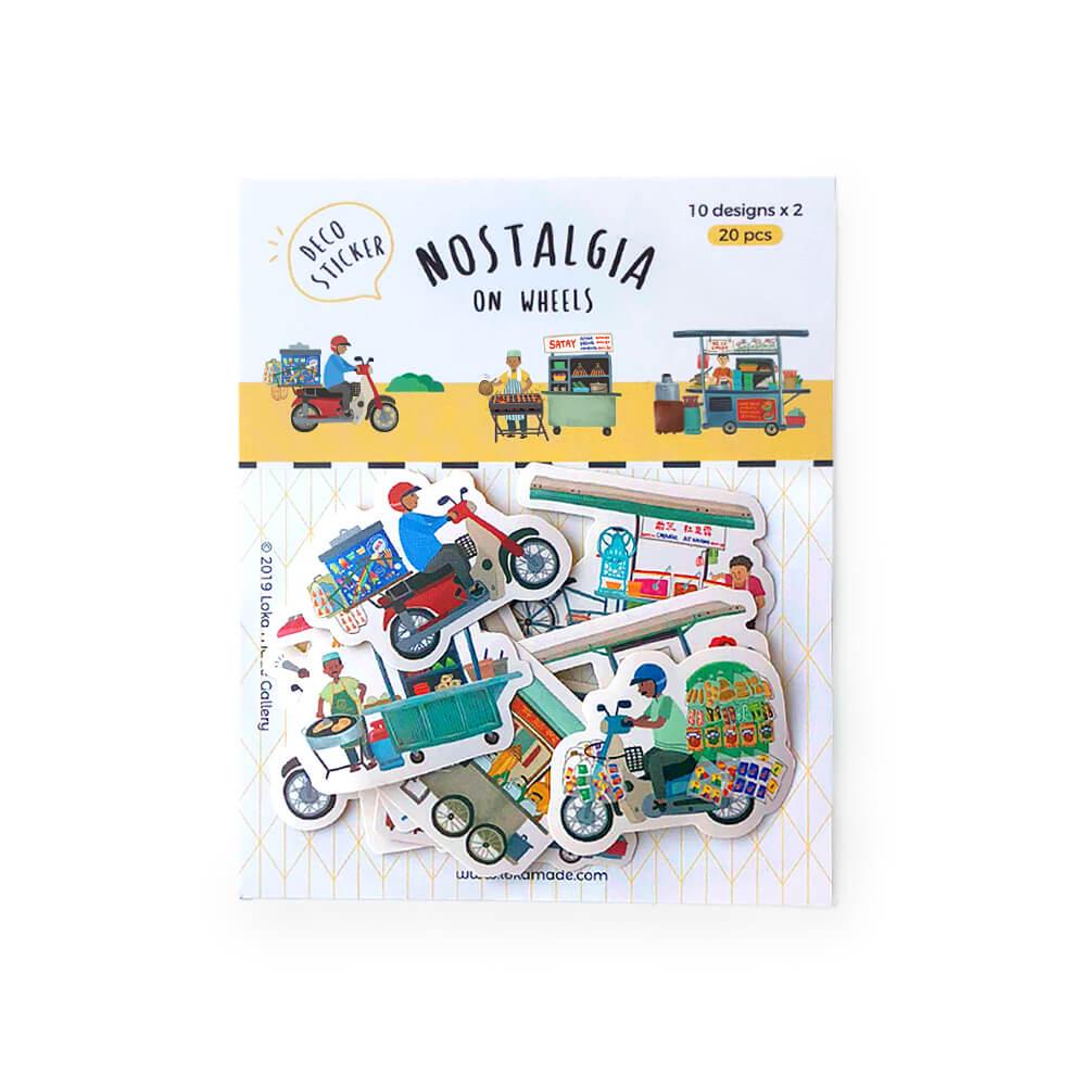 LOKA MADE Deco Sticker - Nostalgia On Wheels