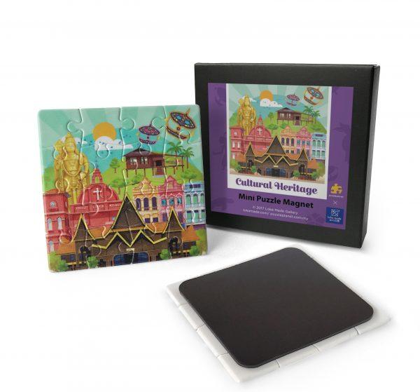 LOKA MADE Mini Puzzle Magnet - Cultural Heritage