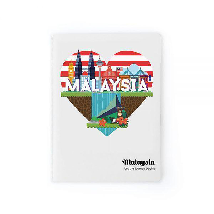 LOKA MADE Notebook - I Love Malaysia - Batik Boutique