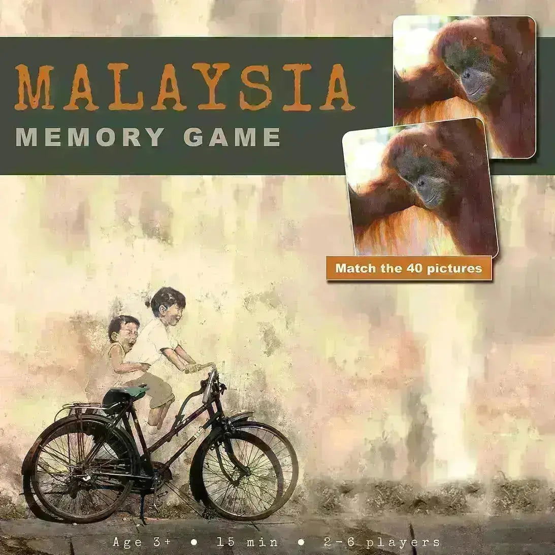 Malaysia Memory Game - Batik Boutique