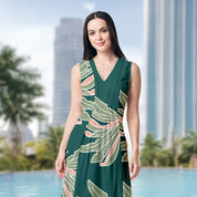 Maxi dress in jungle palma lifestyle photo 