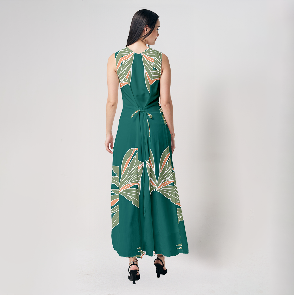 Batik Maxi Dress - Jungle Palmera