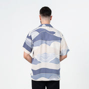 lavender bukit cuban shirt  back view photo 