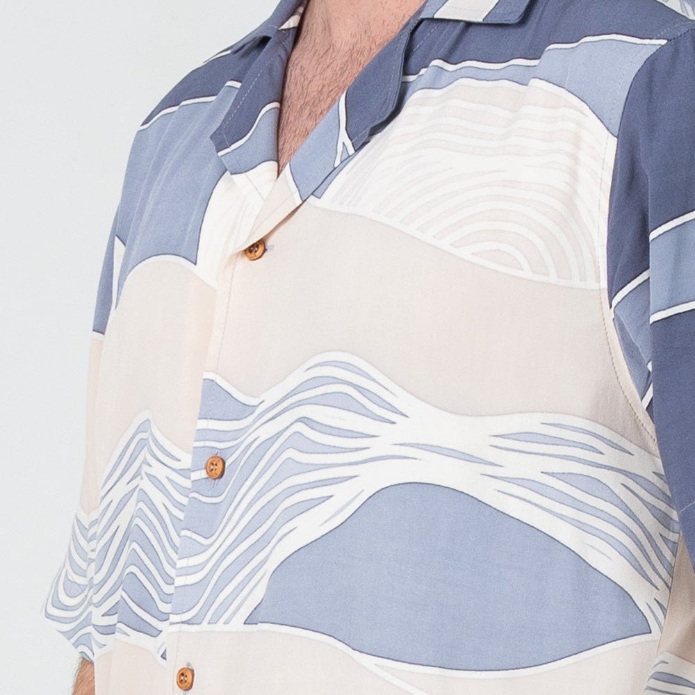 lavender bukit cuban shirt  zoom in photo 