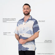 lavender bukit cuban shirt  description photo 