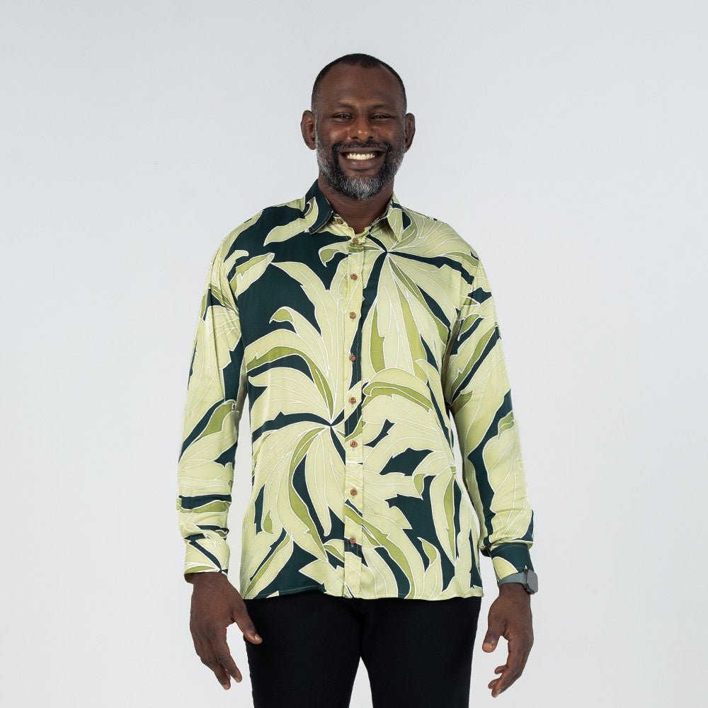 front view of the forrest palma shirt 