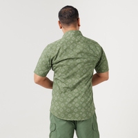 Men's Batik Shirt - Olive Bintang Batik Boutique