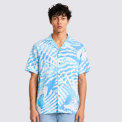 Men's Cuban Batik Shirt - Langit Tioman