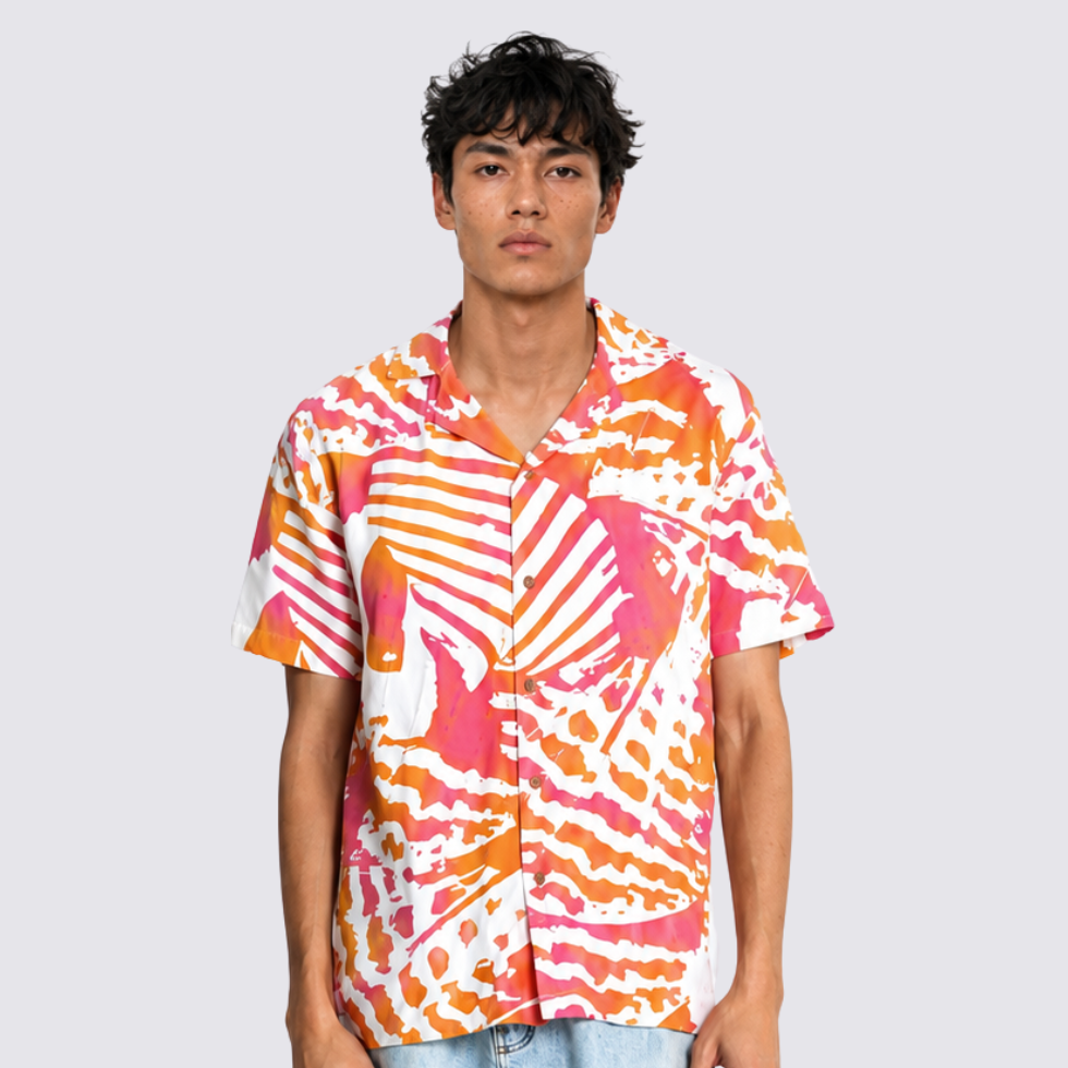 Men's Cuban Batik Shirt - Senja Tioman