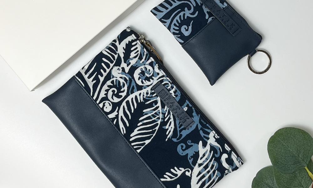 Organizer Gift Set - Blue Nautical Fern - Batik Boutique