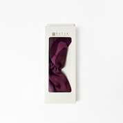 Plum Rimba Batik Headband in Batik Boutique packaging – artisan made gift