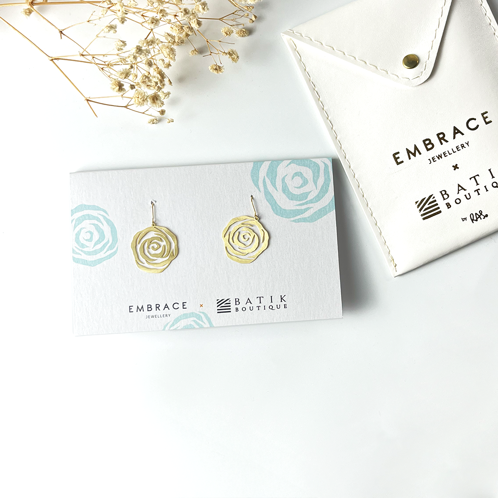 Embrace Jewellery - Rose Earrings