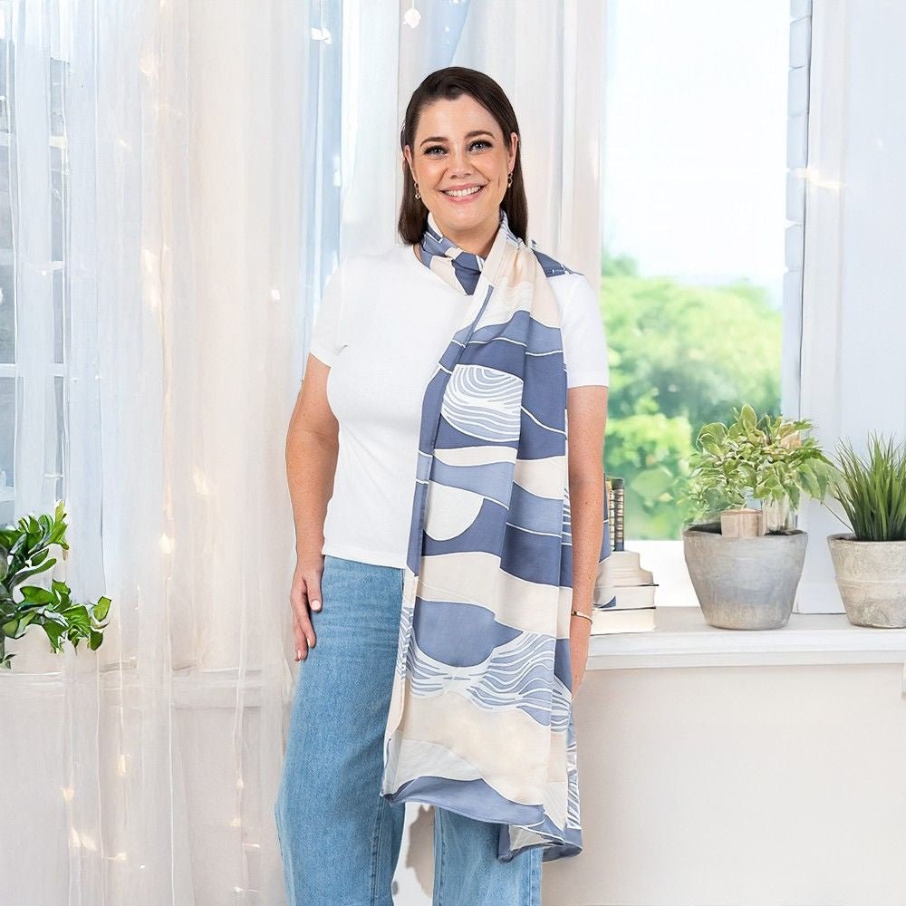 Lifestyle photo of the scarf in bukit 