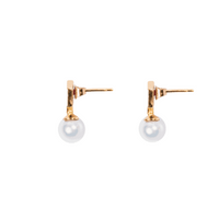 Fugeelah Earrings - Pearl Drop Earrings (Turquoise)