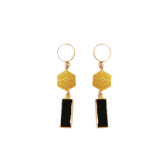 Fugeelah Earrings - Candy Cane (Gold)