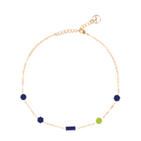 Fugeelah Necklace - Collar Dangle (Blue)