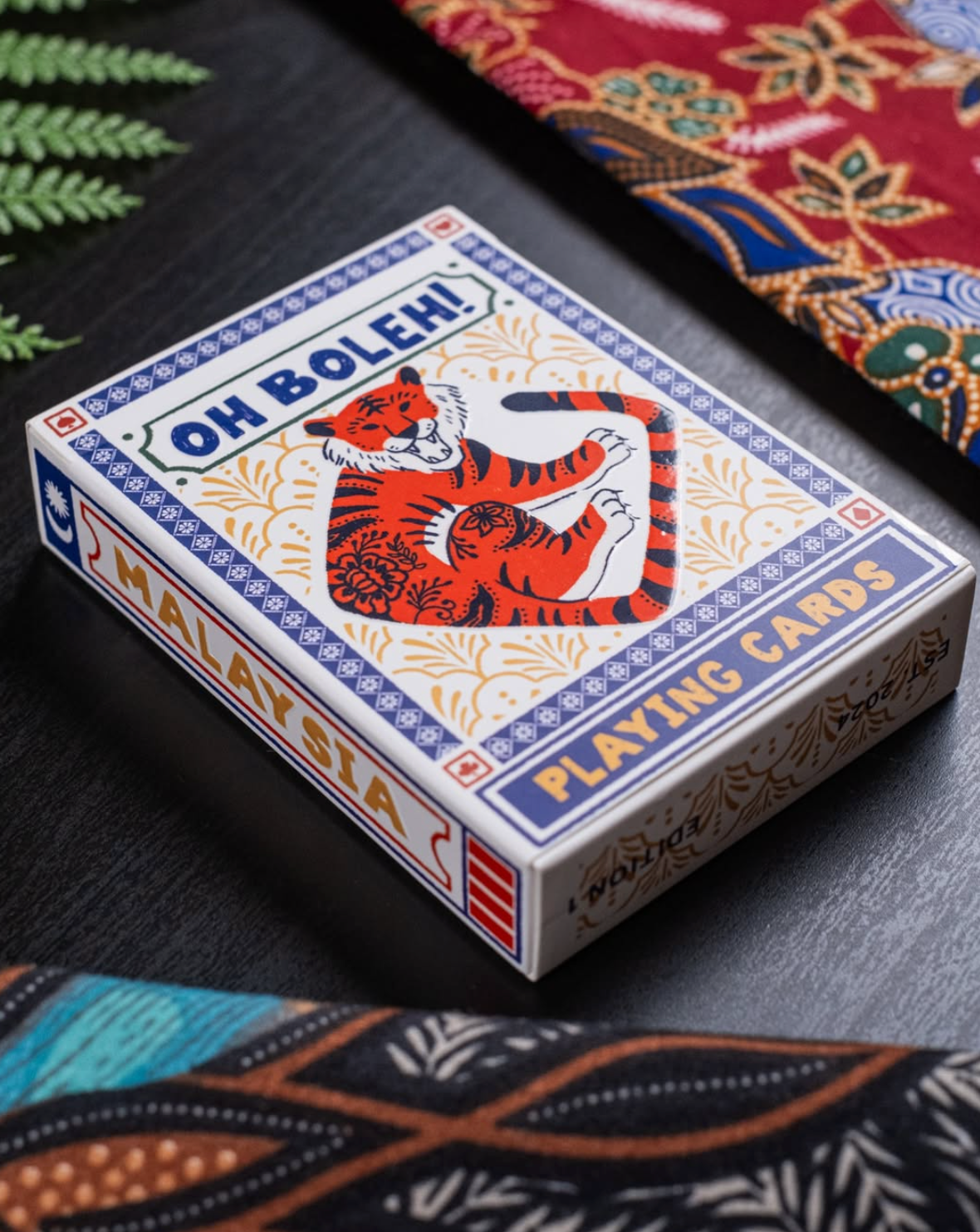 Oh Boleh! Malaysian Playing Cards - Harimau